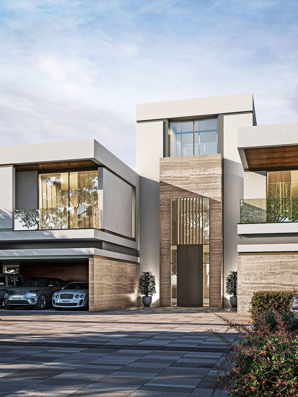 Dubai Meydan'da Site İçinde Özel Havuzlu Müstakil Villalar (6 Yatak Odalı)