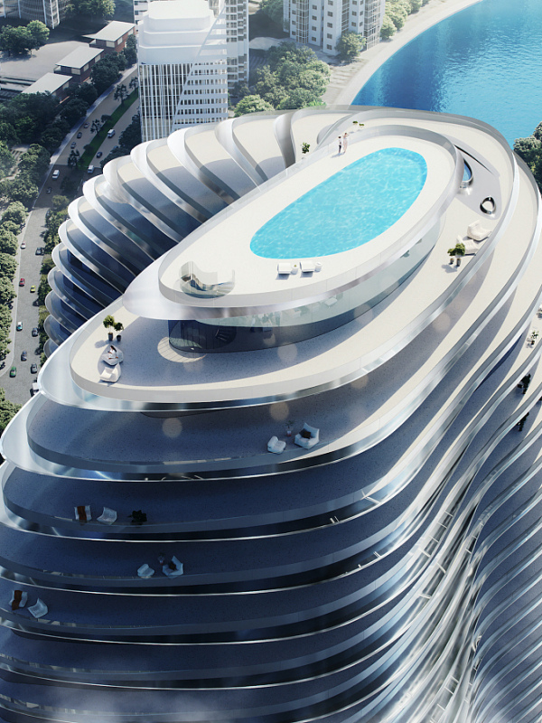 Dubai'de Bugatti İmzalı Ultra Lüks Satılık Rezidans Daireler (3 Yatak Odalı)