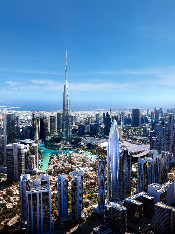 Downtown Dubai'de Burj Khalifa Manzaralı Mercedes-Benz Daireleri (4 Yatak Odalı)